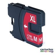 LC980 / LC1100 magenta Cartucho compatible con Brother