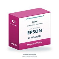 Imagen orientativa: Epson T47A3 magenta vívido — cartucho de tinta compatible (T47A3(PG))