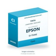 Imagen orientativa: Epson T5442 cian — cartucho de tinta compatible (T5442)