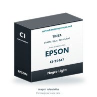 Imagen orientativa: Epson T5447 negro claro — cartucho de tinta compatible (T5447)
