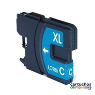 LC985 cian Cartucho compatible con Brother