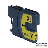 LC985 amarillo Cartucho compatible con Brother