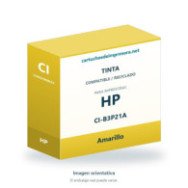 Imagen orientativa: HP 727 amarillo — cartucho de tinta compatible (B3P21A)