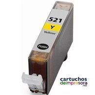 CLI521 amarillo Canon Cartucho compatible