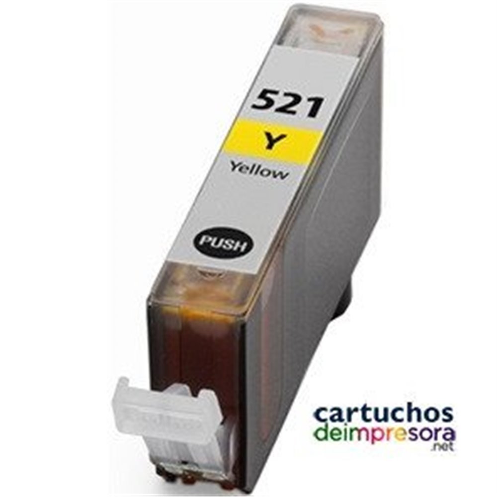 CLI521 amarillo Canon Cartucho compatible