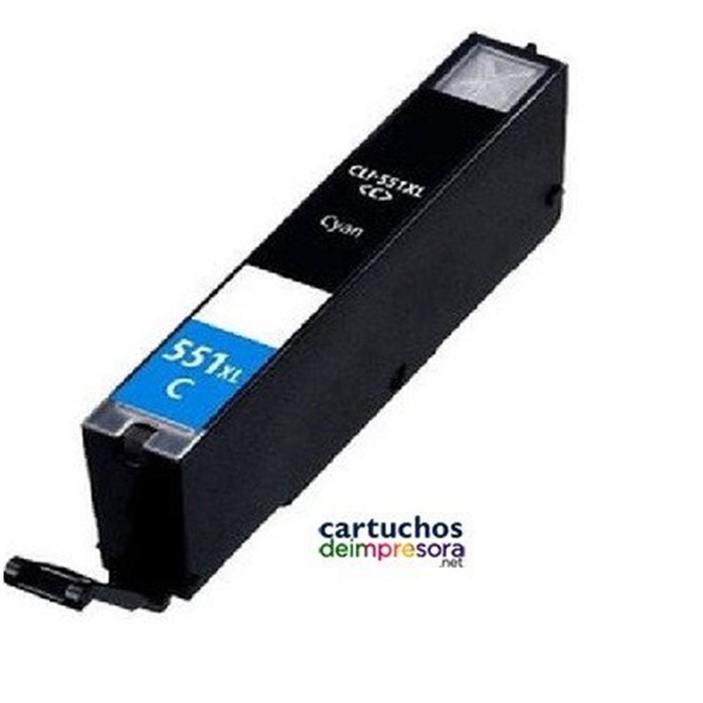 CLI551XL cian Canon Cartucho compatible