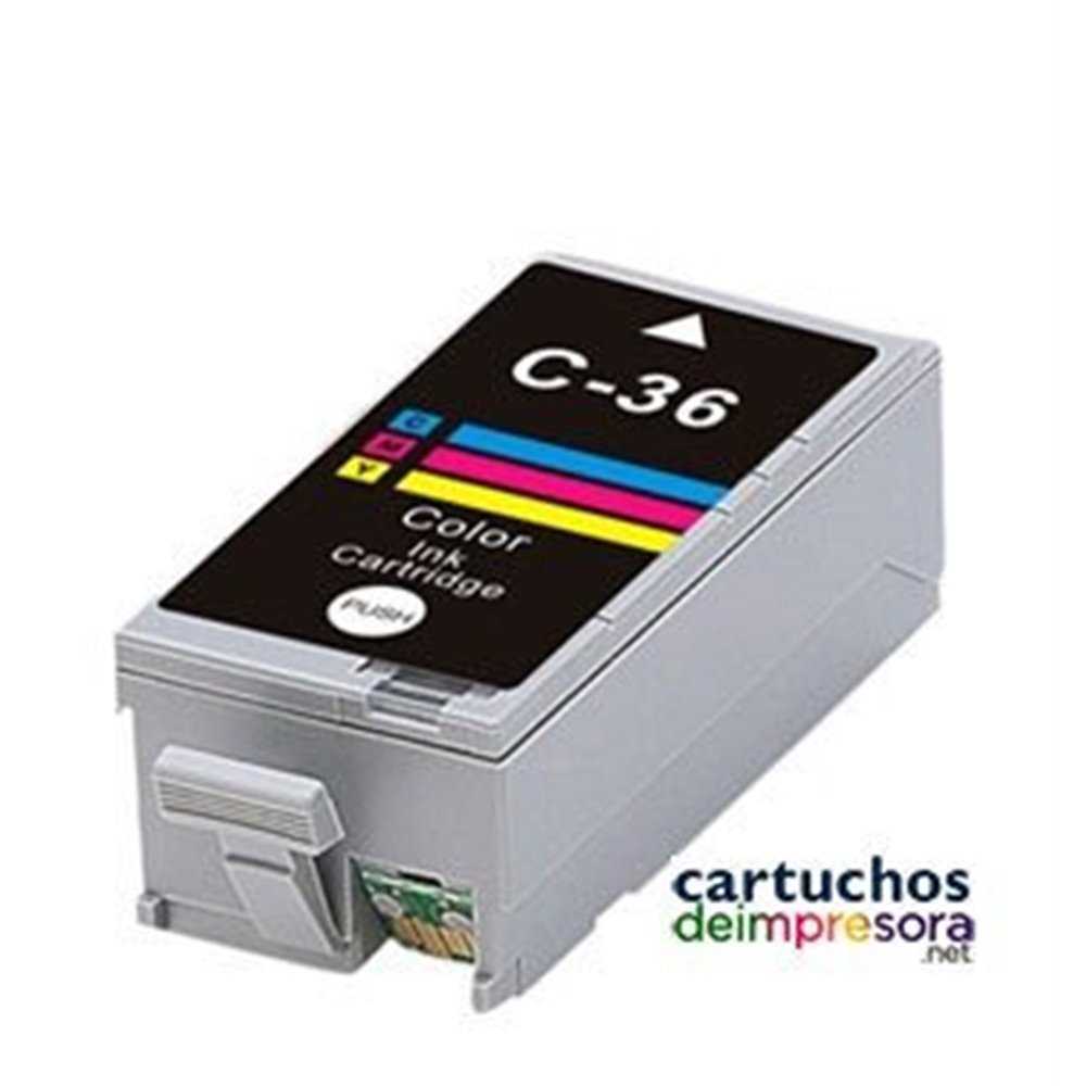 CLI36 tricolor Canon Cartucho compatible