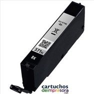 CLI571XL negro Canon Cartucho compatible