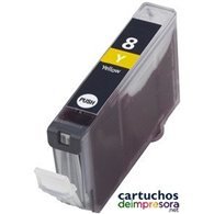 CLI8 amarillo Canon Cartucho compatible