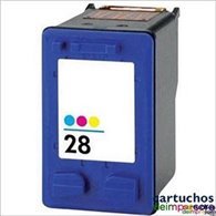 HP nº 28 tricolor Cartucho compatible con HP C8728AE