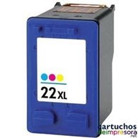 HP nº 22XL tricolor Cartucho compatible con HP C9352CE