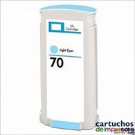HP nº 70 cian claro Cartucho compatible con HP C9390A