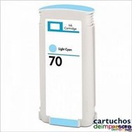 HP nº 70 cian claro Cartucho compatible con HP C9390A