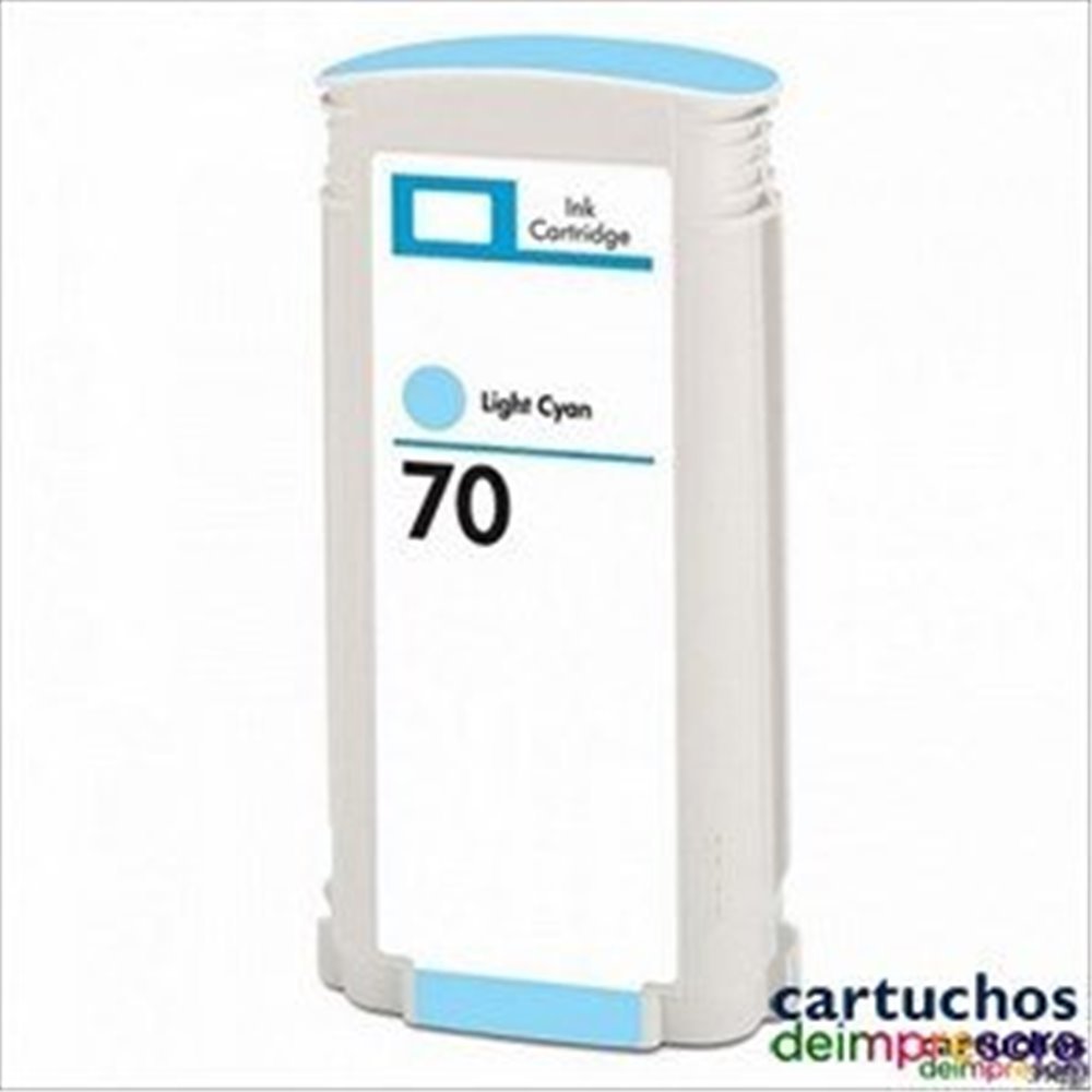 HP nº 70 cian claro Cartucho compatible con HP C9390A