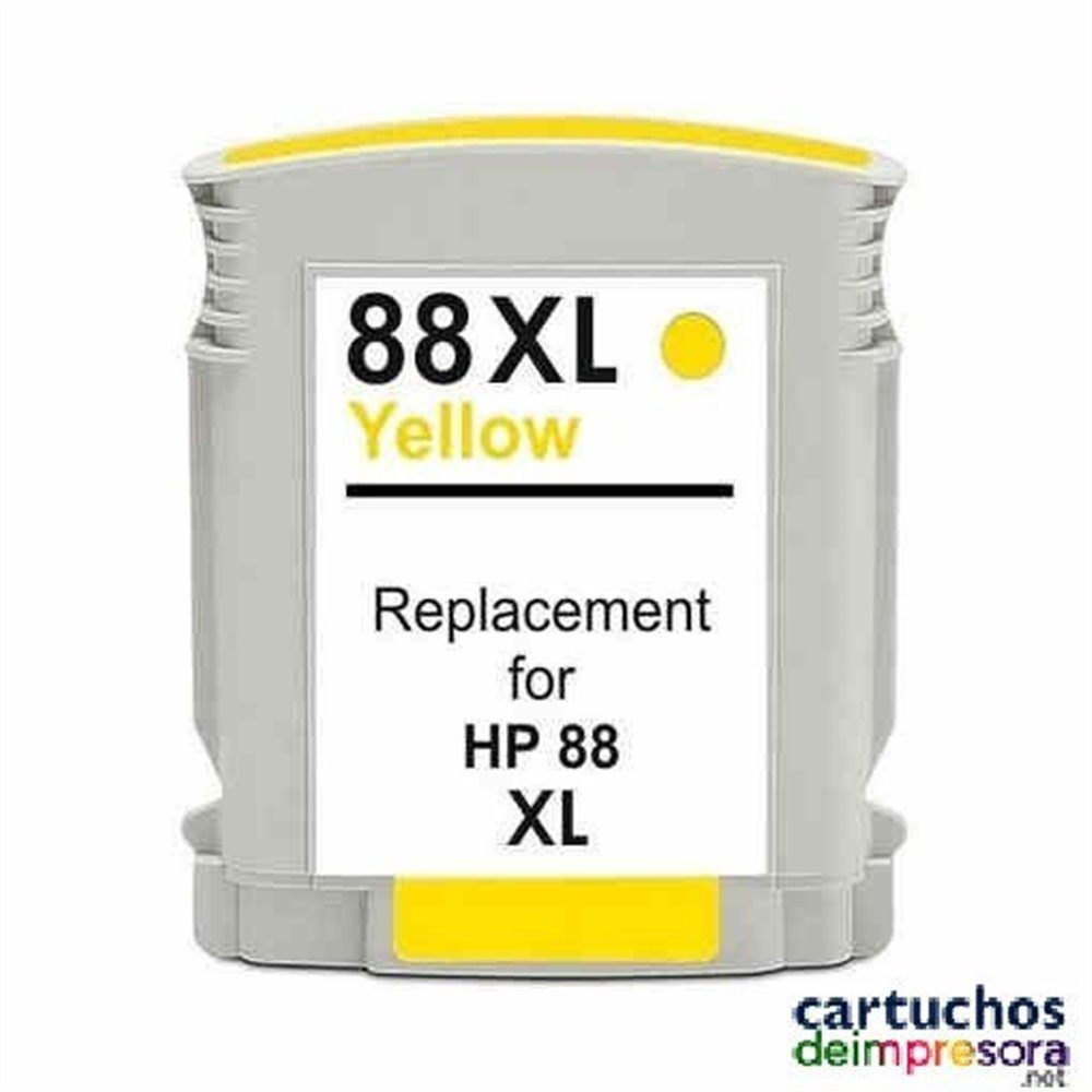 HP nº 88XL amarillo Cartucho compatible con HP C9388AE / C9393AE