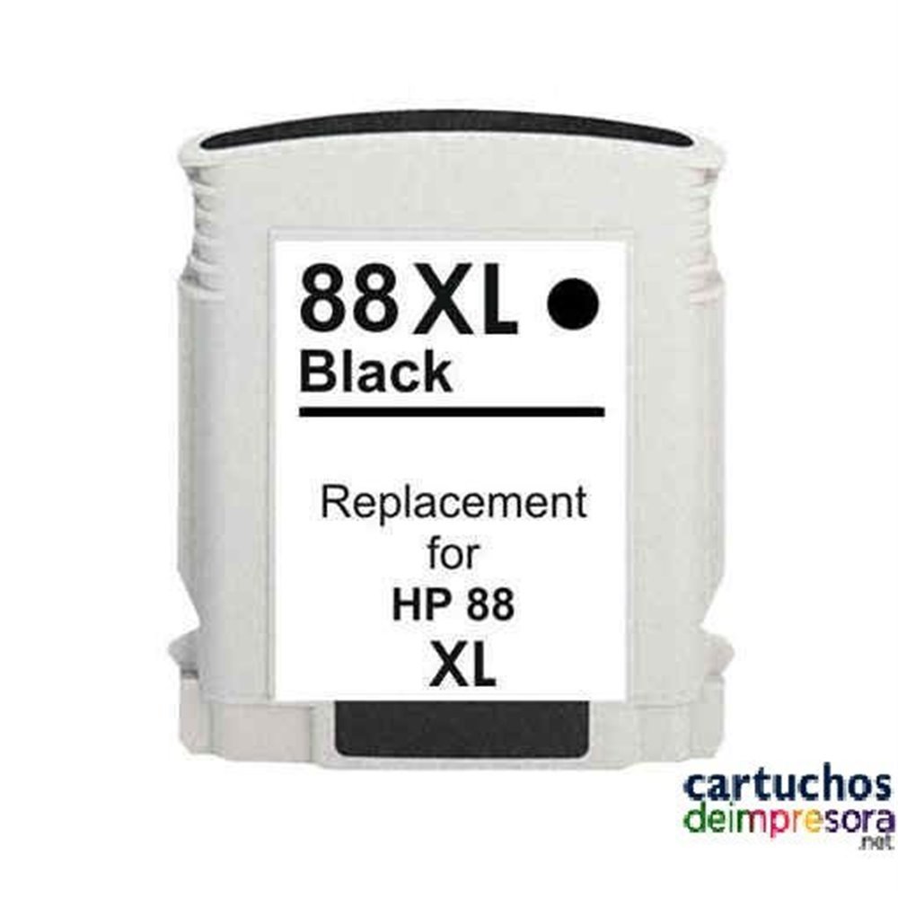 HP nº 88XL negro Cartucho compatible con HP C9385AE / C9396AE