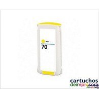 HP nº 70 amarillo Cartucho compatible con HP C9454A