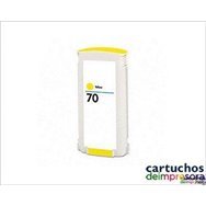 HP nº 70 amarillo Cartucho compatible con HP C9454A