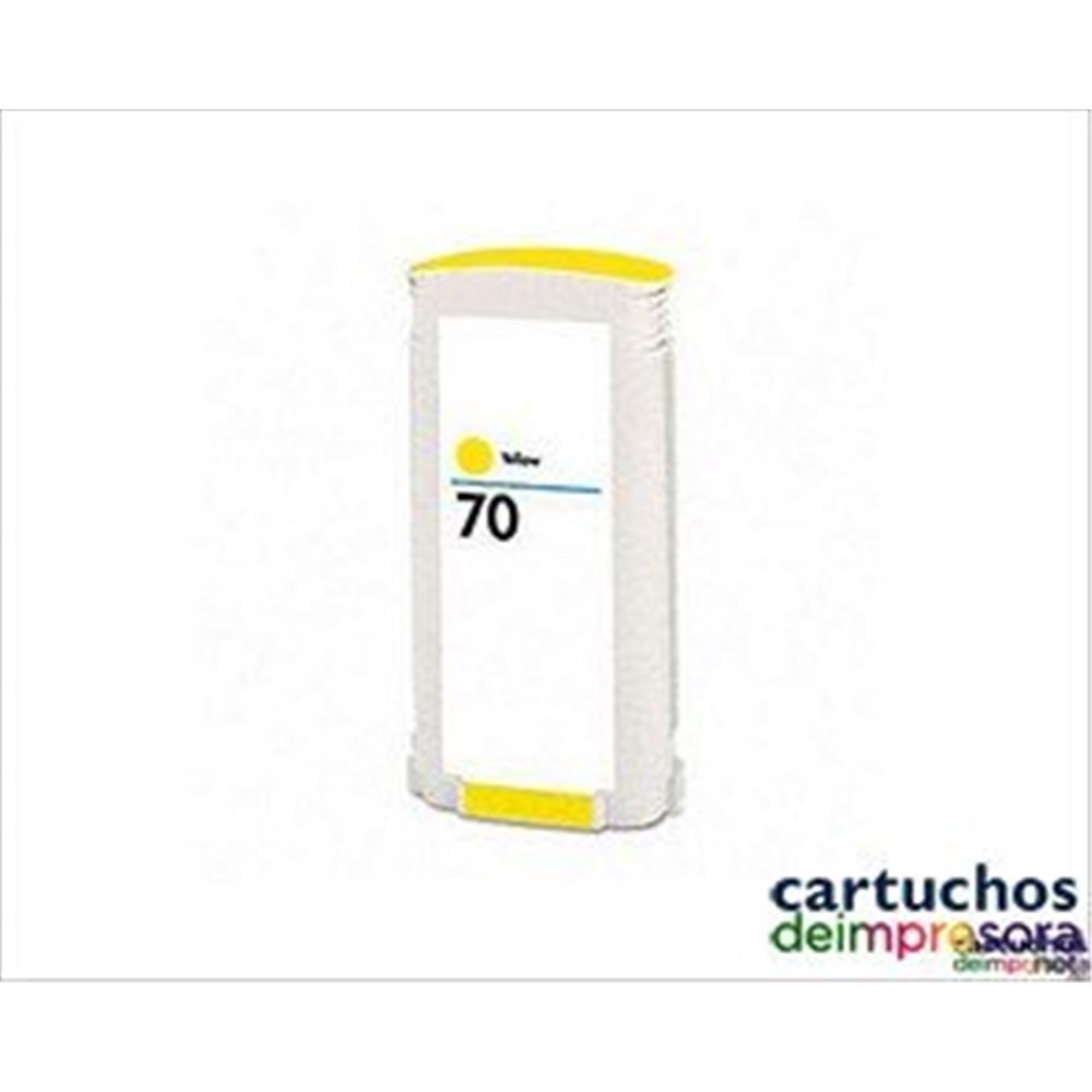 HP nº 70 amarillo Cartucho compatible con HP C9454A