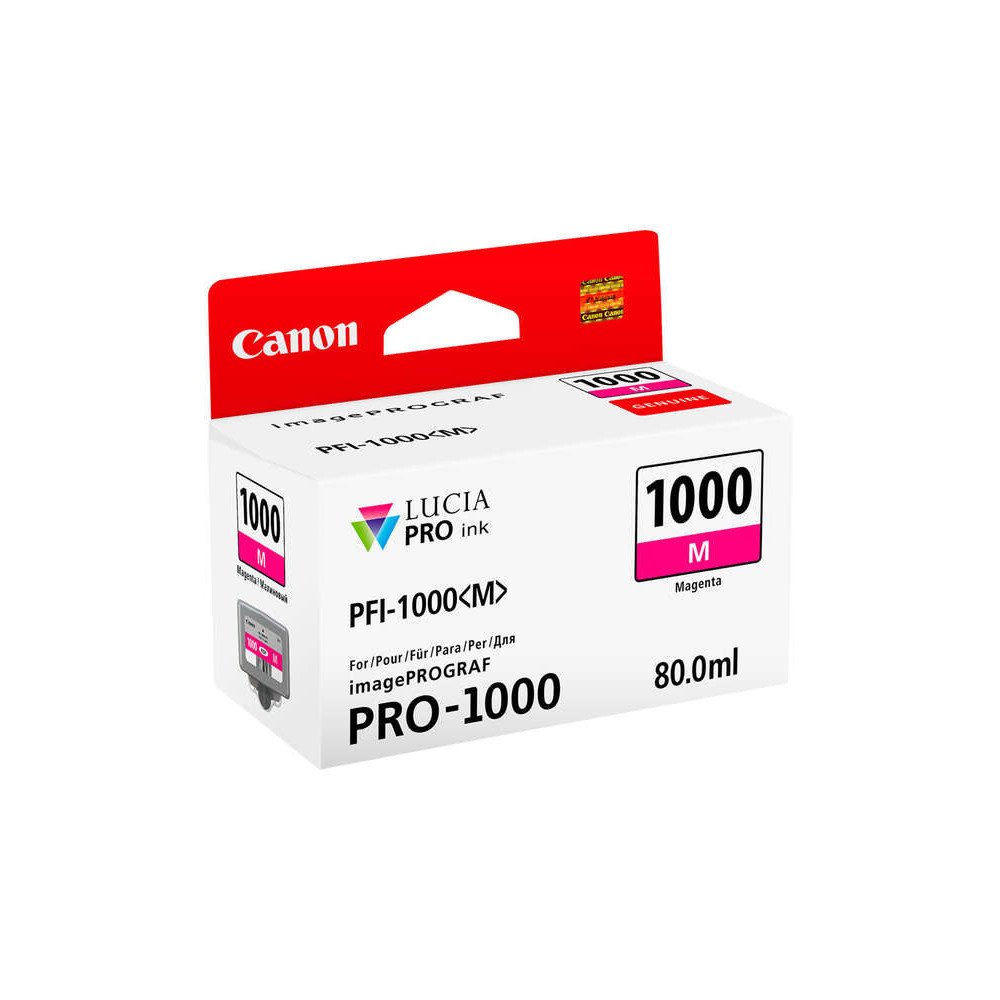 Canon PFI1000 magenta | cartucho de tinta original (PFI1000M)