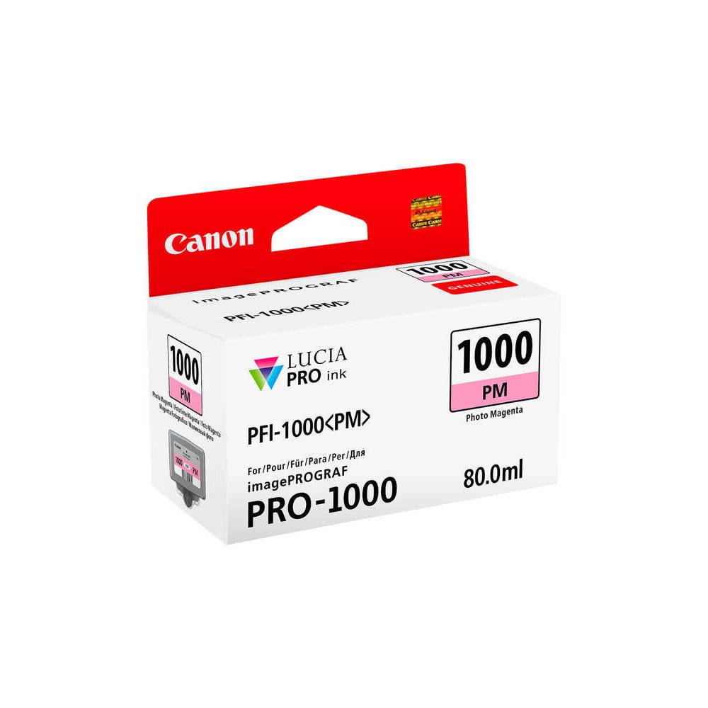 Canon PFI1000 magenta fotográfico | cartucho de tinta original (PFI1000PM)