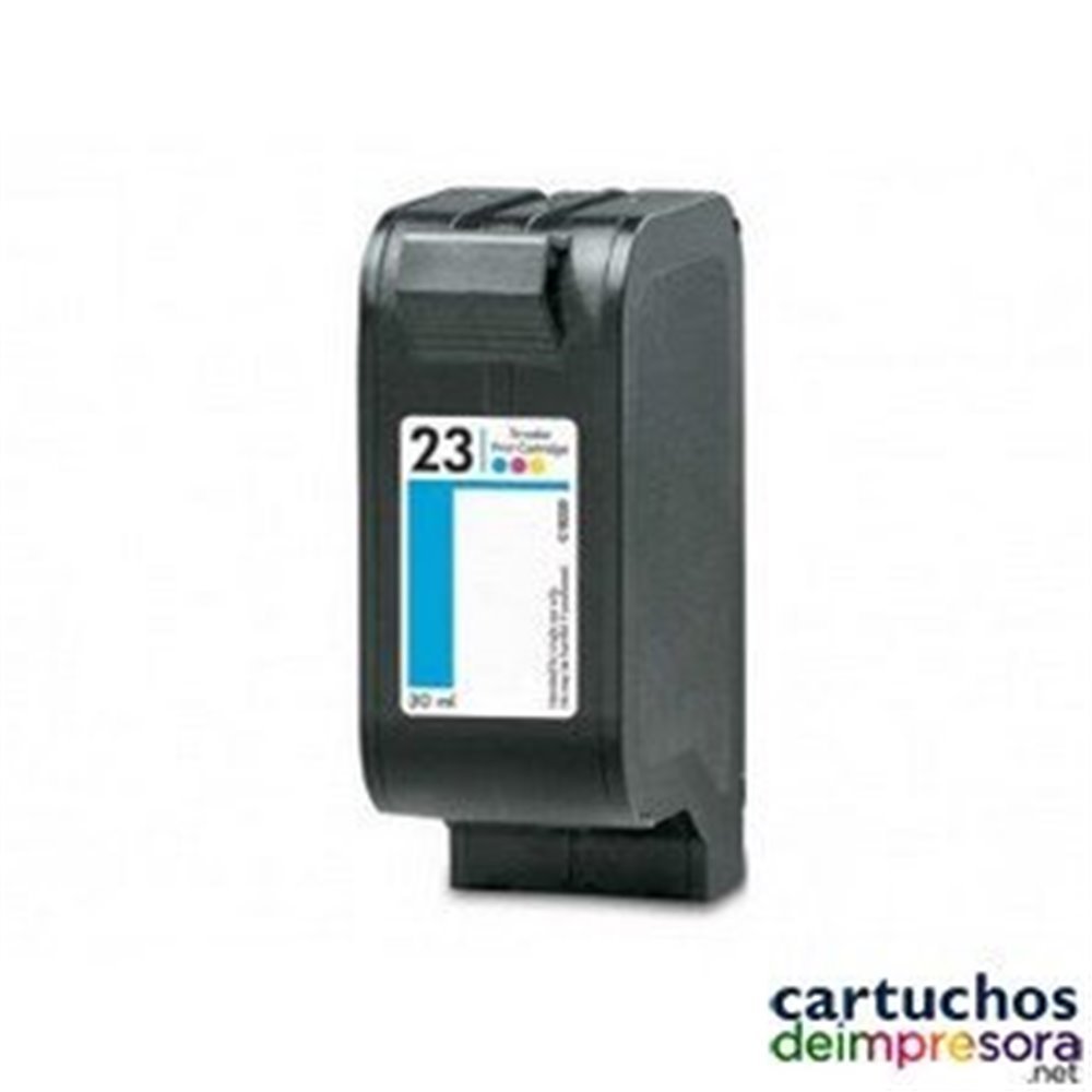 HP nº 23 tricolor Cartucho compatible con HP C1823DE / C1823GE