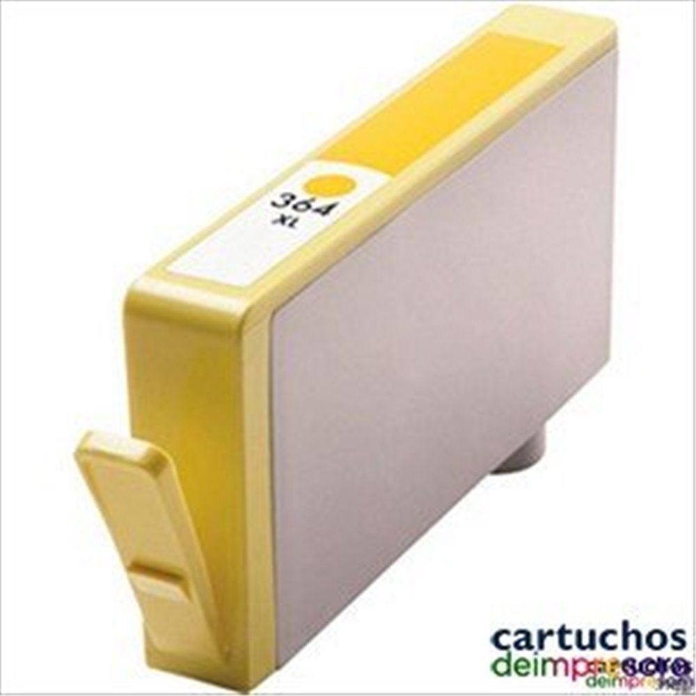 HP nº 364XL amarillo Cartucho compatible con HP CB325EE / CB320EE