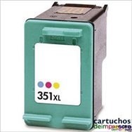 HP nº 351XL tricolor Cartucho compatible con HP CB338E